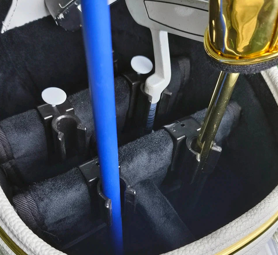 Durable Golf Club Bag Clips – Putter Clamp Holder Organizer, Plastic Golf Accessories for Men and Women