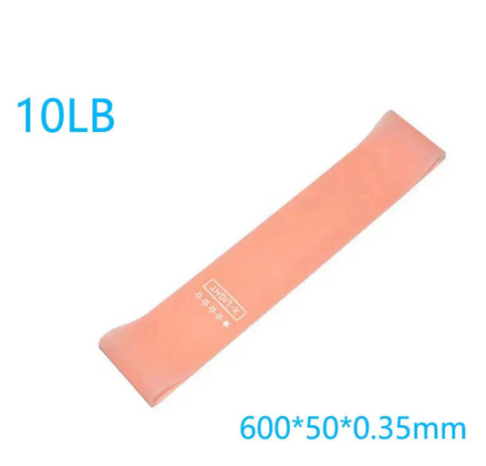 Elastic Resistance Bands Set for Yoga, Pilates, and Strength Training - 5-Pack